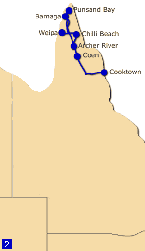 Tour Route Cape York